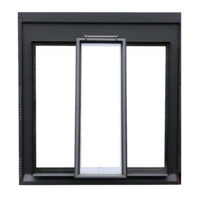 KempiQ Stalen dakraam 100x110 cm zwart met HR++ glas thermisch onderbroken
