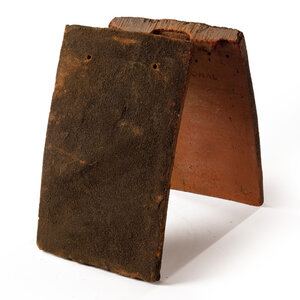 Tegelpan bruin donker bruin bezand retro look