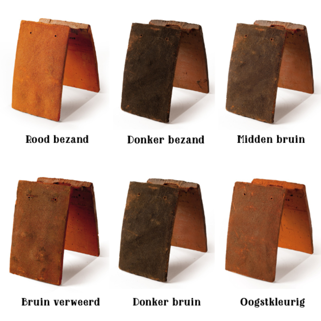 KempiQ Tegelpan donker genuanceerd - per stuk