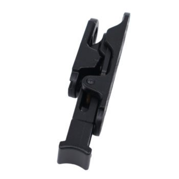 Luikvastzetter type 2 automatisch zwart