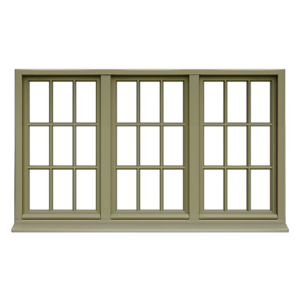 Kempisch kozijn met opplakroedes type 6