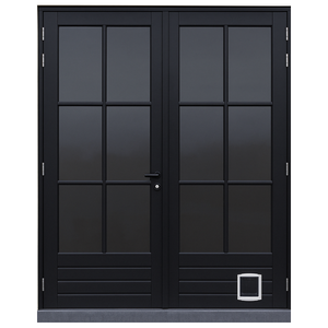 Kempisch kozijn met dubbele tuindeur model 10