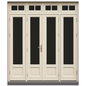 Kempisch kozijn met dubbele tuindeur model 6