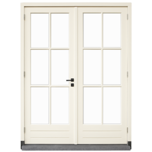 Kempisch kozijn met dubbele tuindeur model 11