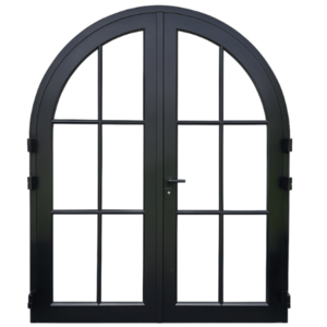 Kempisch kozijn dubbele tuindeur  met ronding model 5