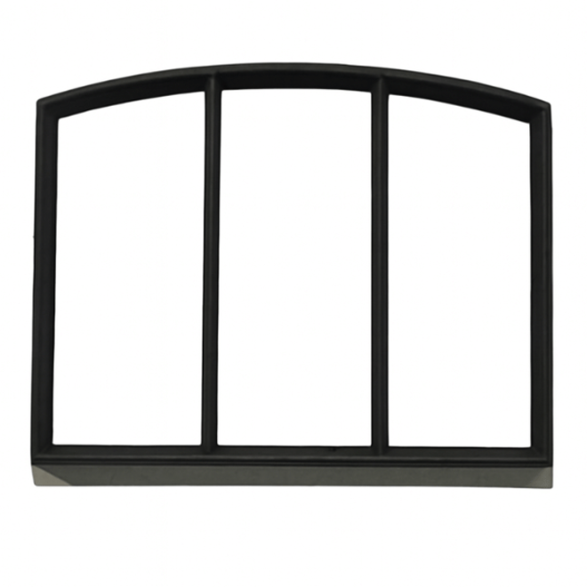 KempiQ Authentiek zwart stalraam met dubbel glas B66xH52,5cm