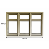 KempiQ KempiQ raamkozijn Essence 6 vaks type 8 | 2198 x 1400 mm