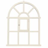 KempiQ Stalraam enkel glas model 8 maat 67x93.5 cm opengaand model