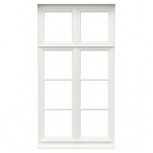 Kempisch kozijn met opplakroedes model 5