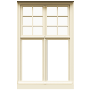 Kempisch kozijn met opplakroedes model 10