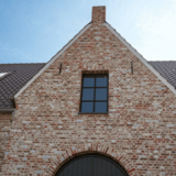 KempiQ Authentiek zwart stalen raam vast B55xH100 cm enkel glas