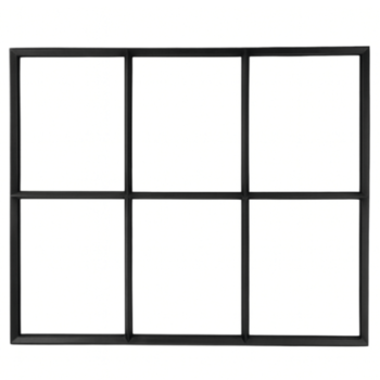 Gevelraam vast model enkel glas B98xH82 cm Gevelraam vast model enkel glas B98xH82 cm