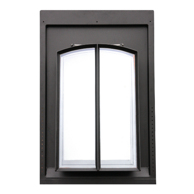 KempiQ Stalen dakraam 50x90 cm zwart met HR++ glas thermisch onderbroken