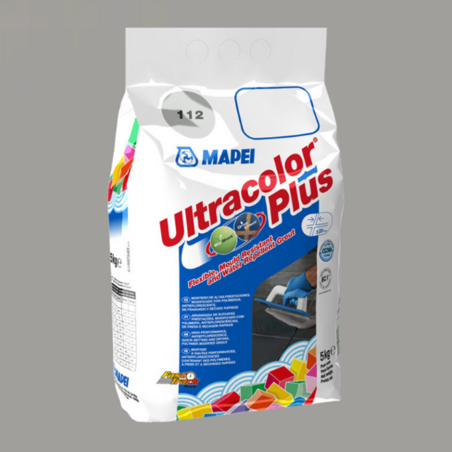 Mapei Ultracolor Plus voegmiddel Mediumgrijs kleurnummer 112 zak 5 kg