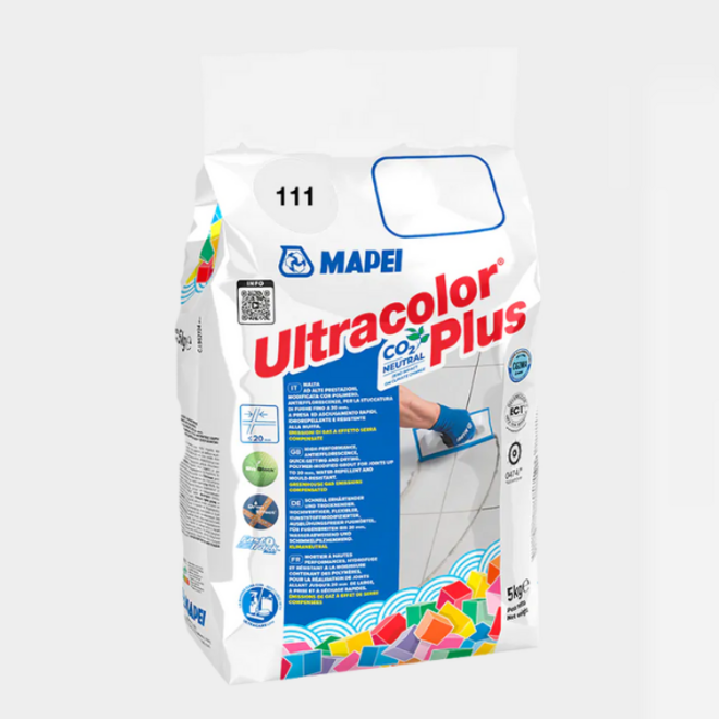 Mapei Ultracolor Plus voegmiddel Zilvergrijs kleurnummer 111 5 kg