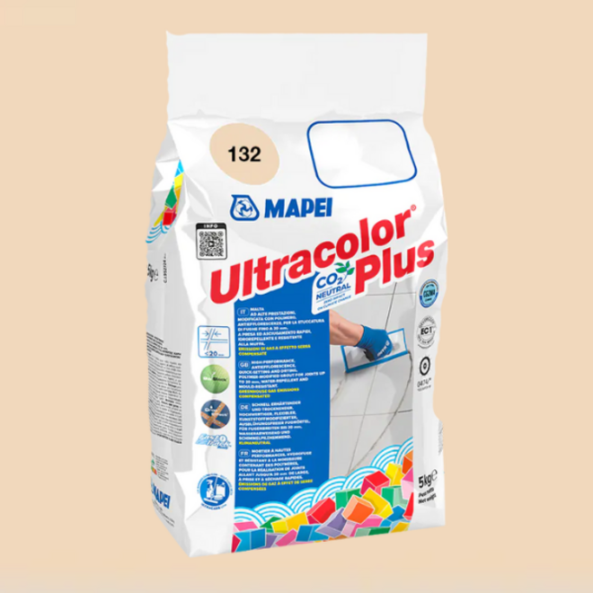 Mapei Ultracolor Plus voegmiddel Beige kleurnummer 132 zak 5 kg