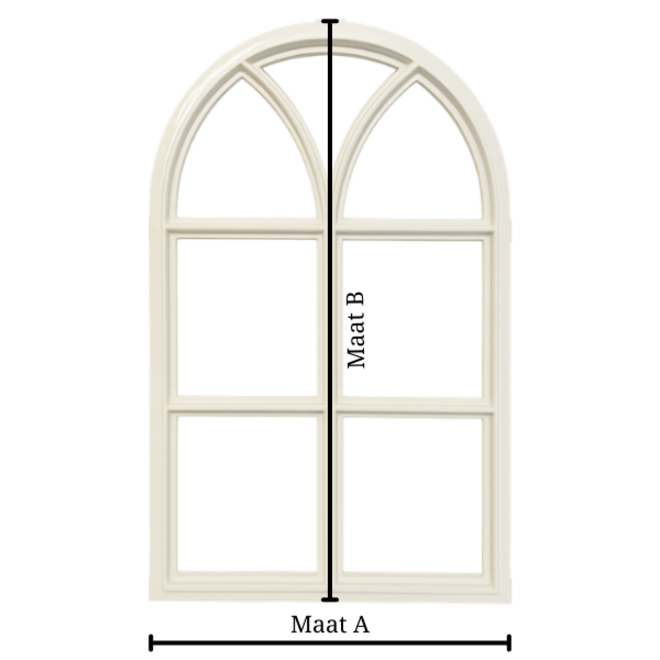 KempiQ Houten stalraam Tuinzicht op maat met HR++ glas