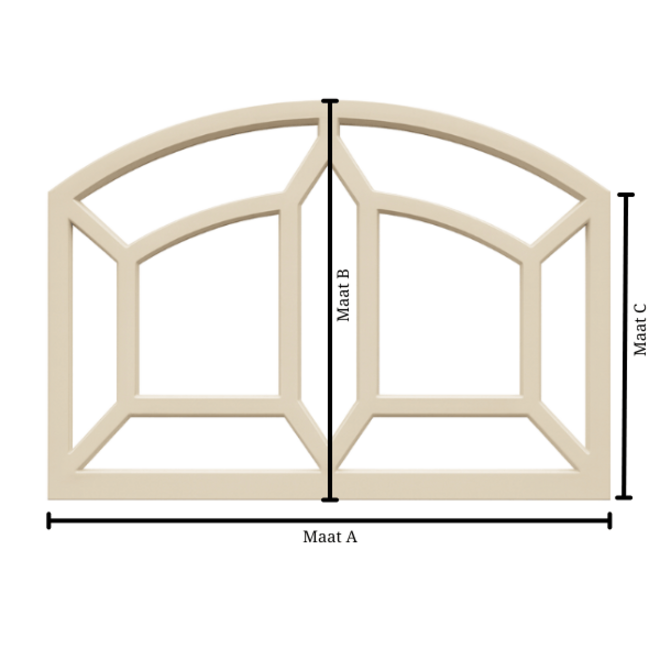 KempiQ Houten Stalraam Oogsthof op maat met HR++ glas