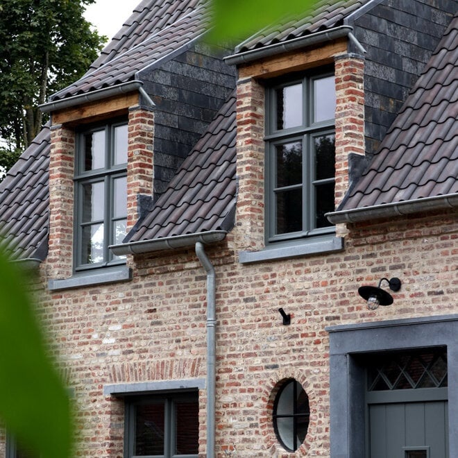 Houten kozijnen in de Kempische bouwstijl