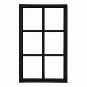 Houten stalraam Landzicht op maat met HR++ glas