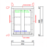 KempiQ KempiQ raamkozijn Essence type 4 | 842 x 1100 mm