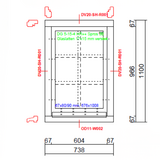 KempiQ KempiQ enkel raamkozijn Essence type 5 | 738 x 1100 mm