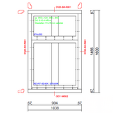 KempiQ KempiQ enkel raamkozijn Essence type 9 | 1038 x 1600 mm