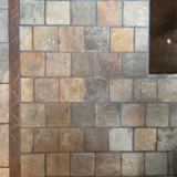 KempiQ Antieke estrikken wit-geel genuanceerd 20x20cm per m2
