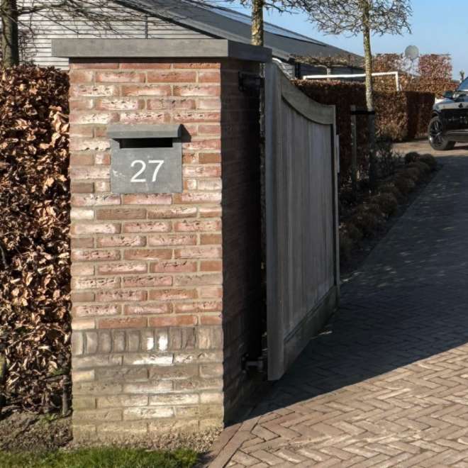 KempiQ Paalmuts hardsteen model 2 met frezing en ledstrip Combideal