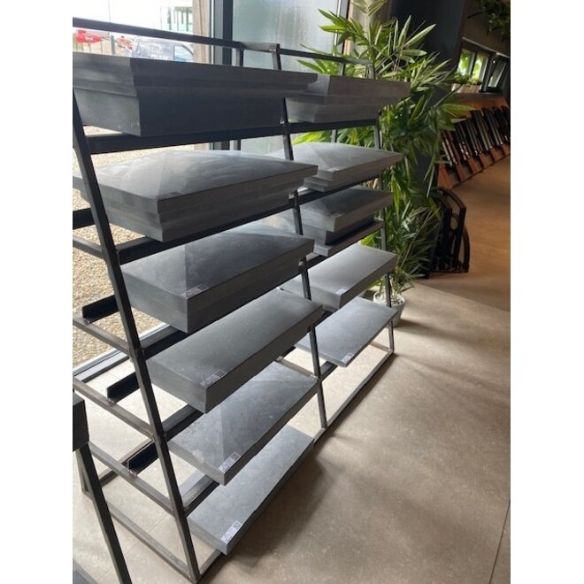 KempiQ Paalmuts hardsteen model 2 met frezing en ledstrip Combideal