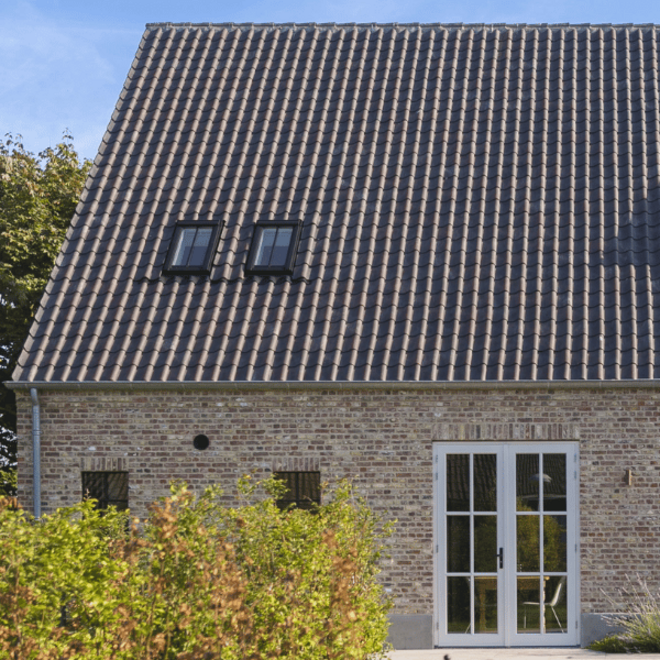 KempiQ Dakraam staal 40x60 cm HR++ glas tweevaks thermisch onderbroken met loodslab Combideal