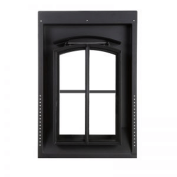 Combideal Dakraam staal 40x60cm HR++ glas kruisvakverdeling en loodslab