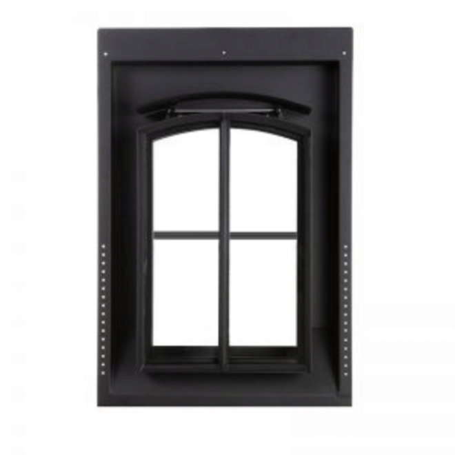KempiQ Dakraam staal 40x60cm HR++ glas kruisvakverdeling thermisch onderbroken met loodslab Combideal