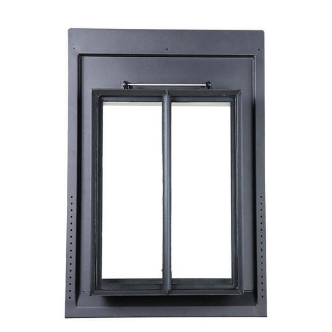 KempiQ Dakraam staal 44x60cm HR++ glas tweevaks thermisch onderbroken met loodslab Combideal