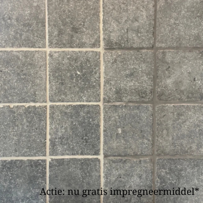 KempiQ Belgisch hardsteen vloertegels getrommeld 20 x 20 cm per m2