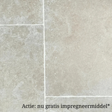 KempiQ Bourgondische dallen "Calcaire crème" geborsteld 40/50 cm breed per m2