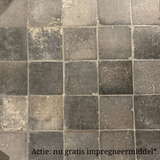 KempiQ Oude gesmoorde estrikken blauw grijs bruin genuanceerd 20x20cm per m2