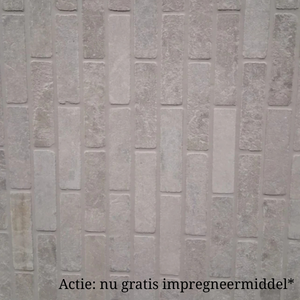 Oude grijze Waaltjes 20 x 5 x 2 cm aantal per m2