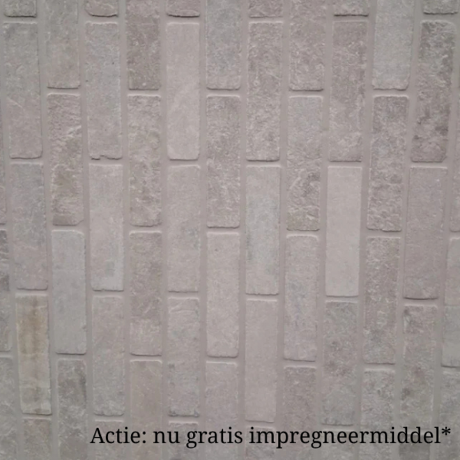 KempiQ Oude grijze Waaltjes 20 x 5 x 2 cm aantal per m2