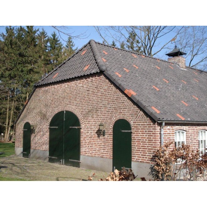 Wienerberger Keramische dakpan Wienerberger OH Klassiek vieilli blauw gesmoord per pallet