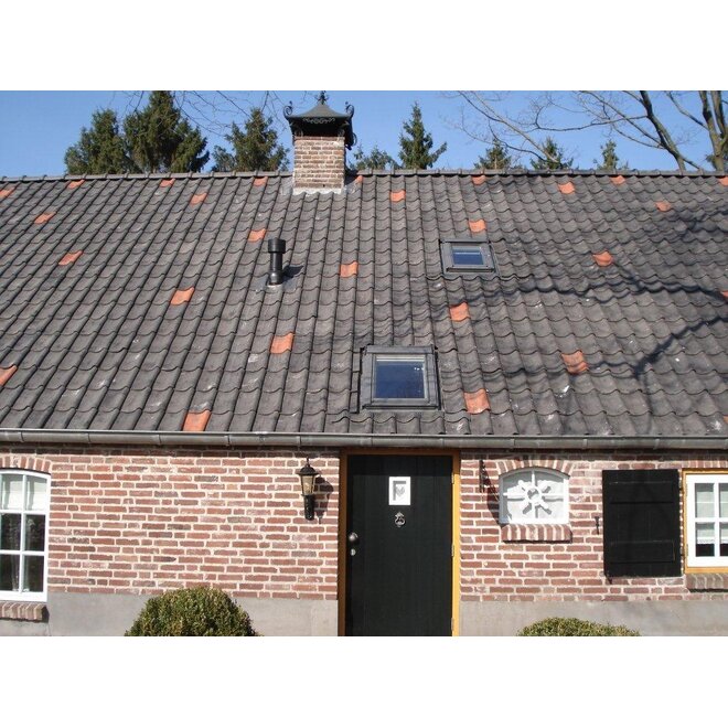 Wienerberger Keramische dakpan Wienerberger OH Klassiek vieilli blauw gesmoord per pallet