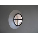KempiQ Stalen ossenoog raam H64xB50cm dubbel glas met thermische onderbreking