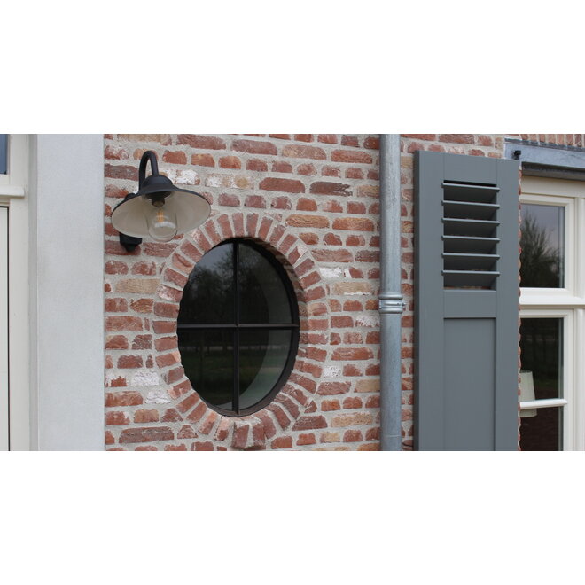 KempiQ Stalen ossenoog raam H64xB50cm dubbel glas met thermische onderbreking