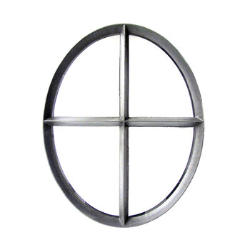 Stalraam ossenoog dubbel glas H64xB50 Thermisch onderbroken