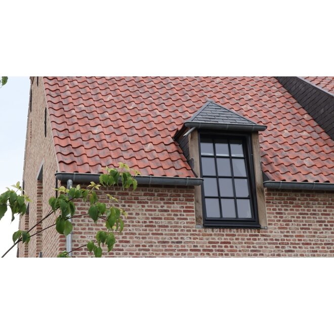 Wienerberger Keramische dakpan Wienerberger OH Klassiek vieilli rood gesmoord per stuk