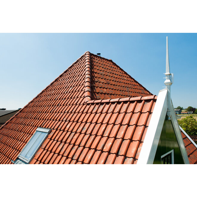 Wienerberger Keramische dakpan Wienerberger OH Klassiek vieilli rood gesmoord per stuk