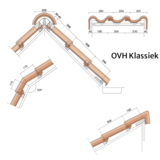 Wienerberger Wienerberger Halfronde vorst vario type 1200 matzwart verglaasd