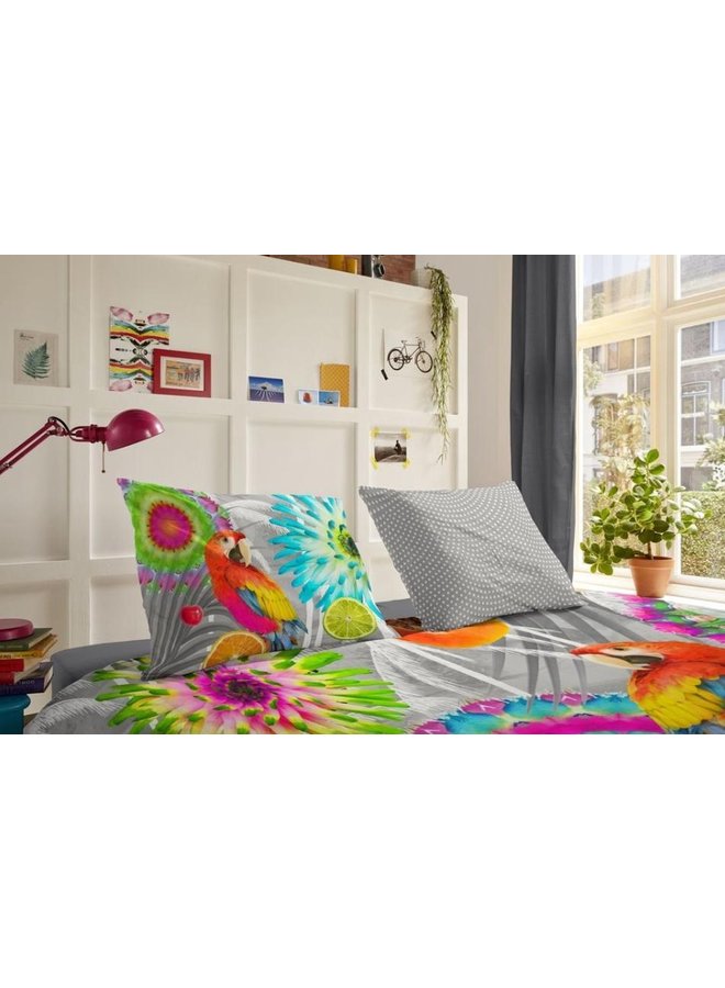 HIP Dekbedovertrek Kjenta Multi - Katoensatijn
