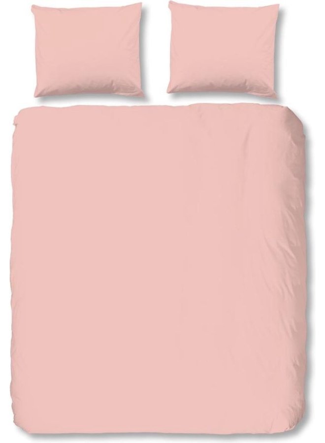 HIP Dekbedovertrek Uni Licht Roze - Katoensatijn