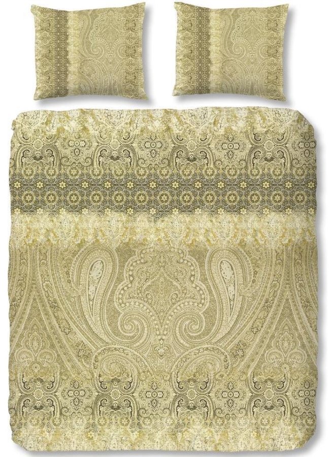 Dekbedovertrek Claudia Olijf - Katoensatijn